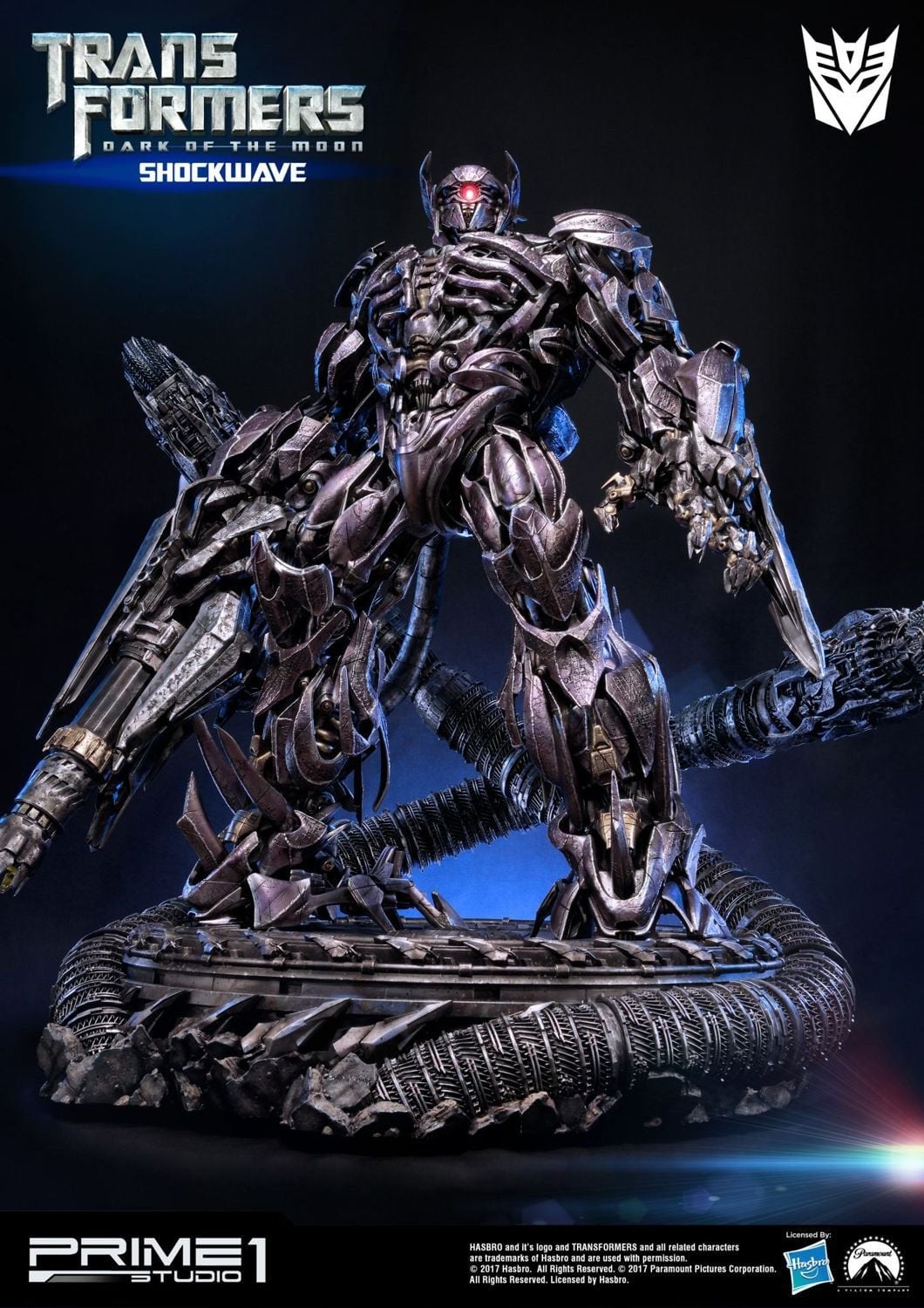 Prime 1 Studio Shockwave Transformers Optimus Prime Megatron, Overige generaties, Ophalen, Zo goed als nieuw, Decepticons