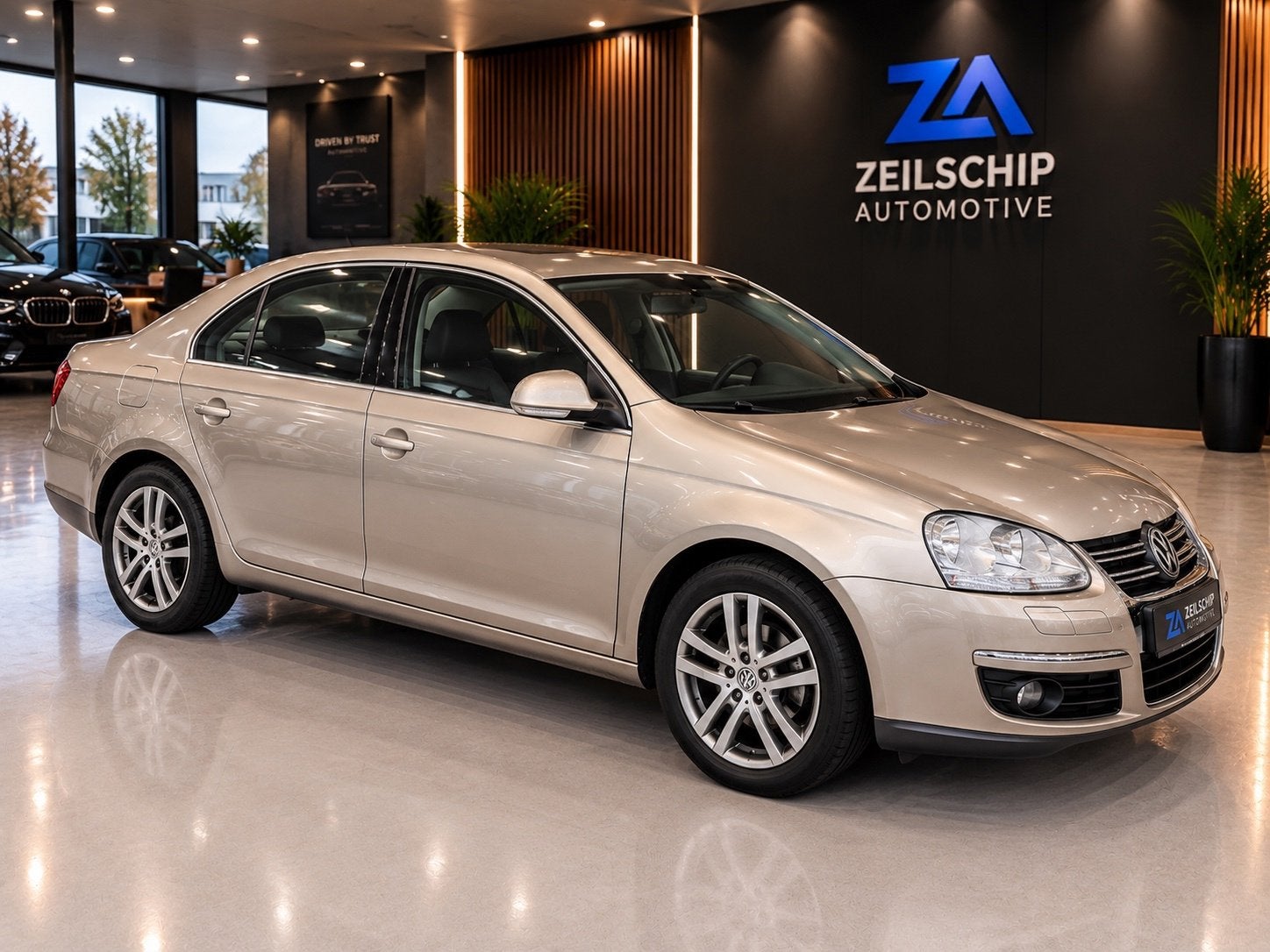 Volkswagen Jetta 2.0 FSI Sportline Climate Control|Cruis Con, Auto's, Stof, Gebruikt, 4 cilinders, Beige