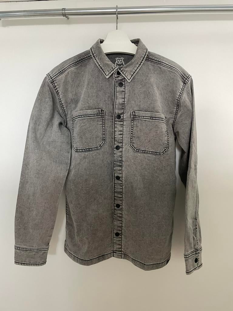 Salty Dog jeans blouse, grijs, Ophalen, Zo goed als nieuw, Jongen, Overhemd of Blouse