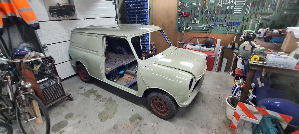 Carrosserie classic mini van, Ophalen, Mini, Gebruikt, Achter