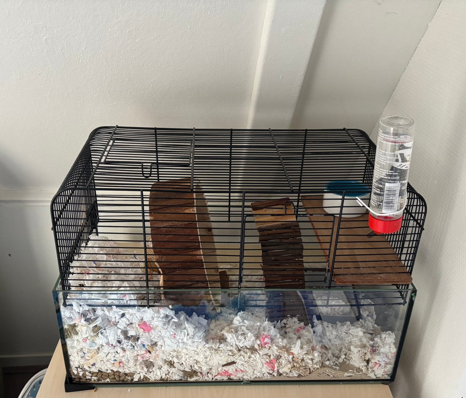 Hamsterkooi, Dieren en Toebehoren, Knaagdieren en Konijnen | Hokken en Kooien, Kooi, Gebruikt, Minder dan 75 cm, Ophalen