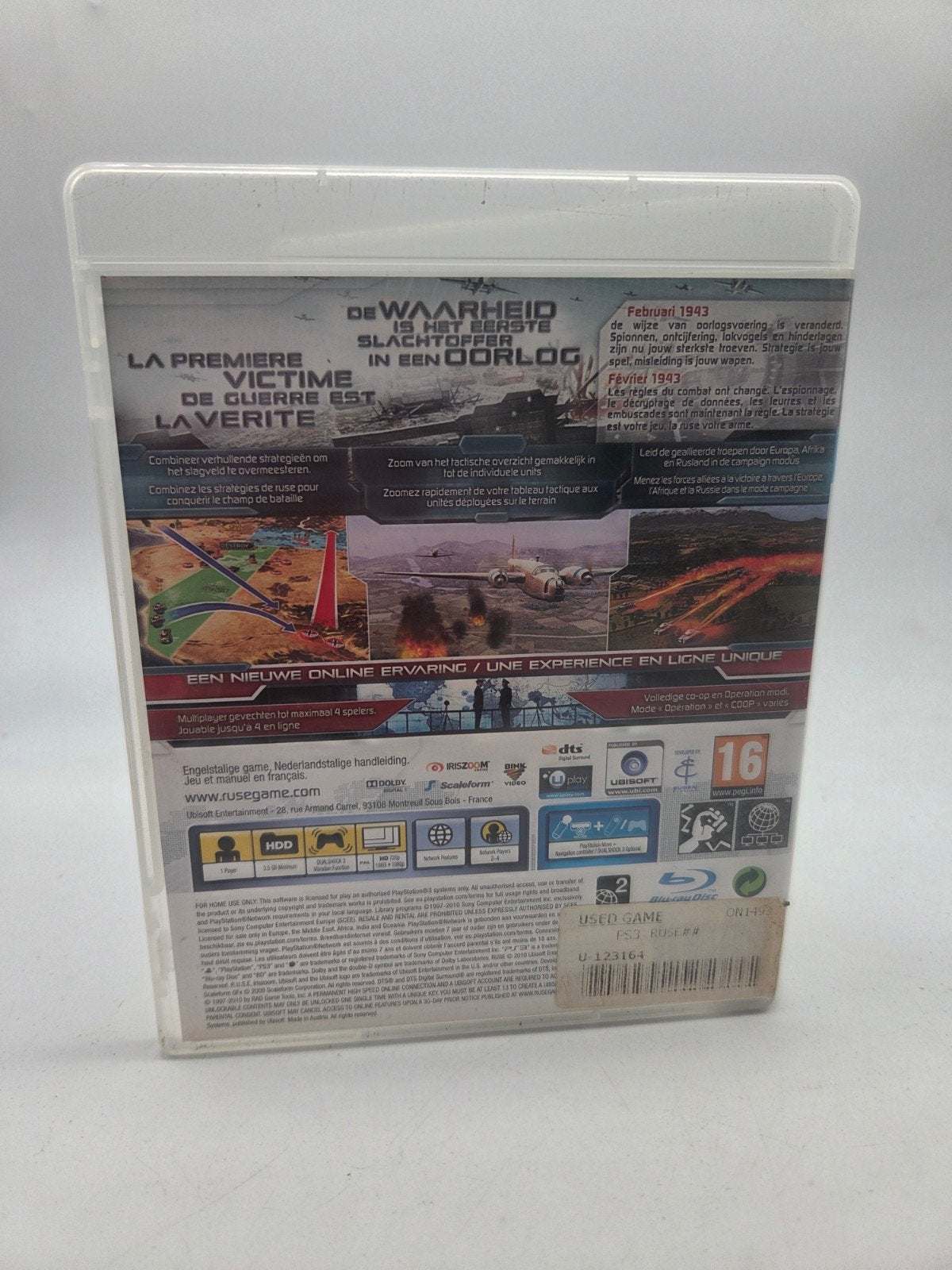 R.U.S.E. PS3 - Strategiegame met unieke gameplay, Spelcomputers en Games, Ubisoft, Online, Gebruikt, Ubisoft Entertainment S.A., 2 Curs Victor Hugo, 94300 Vincennes, France