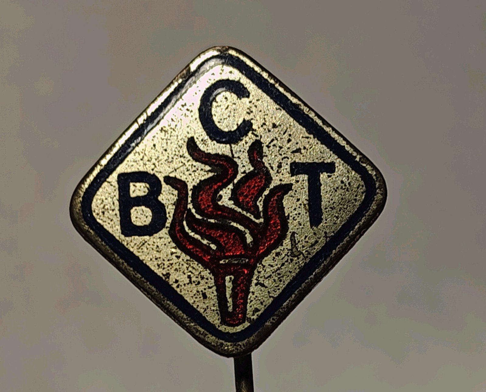 CBT Emaille Speldje Steekspeld, Ophalen of Verzenden, Gebruikt, Overige onderwerpen