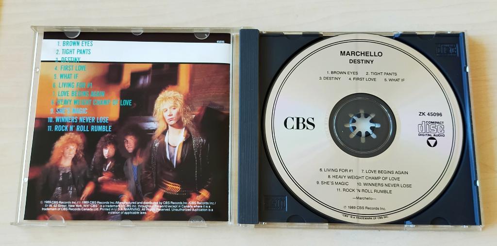 Marchello - Destiny CD 1989, Ophalen of Verzenden, Gebruikt
