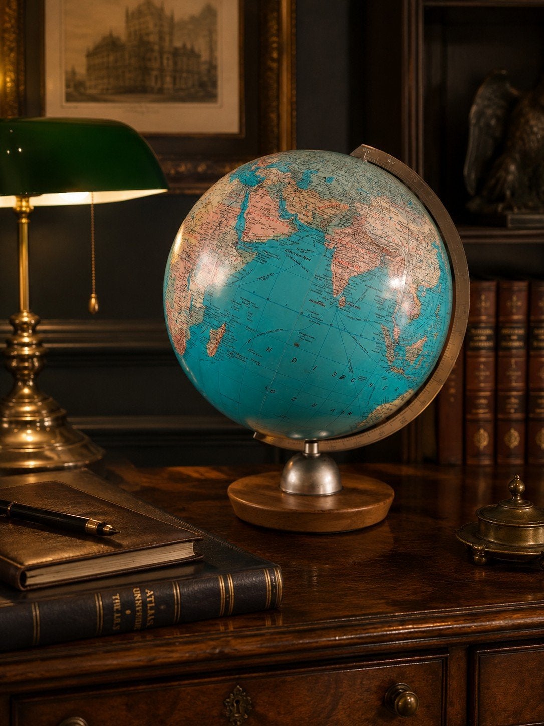 Vintage JRO Multi-Globus wereldbol / globe met verlichting, Huis en Inrichting, Woonaccessoires | Wereldbollen, Ophalen, Gebruikt