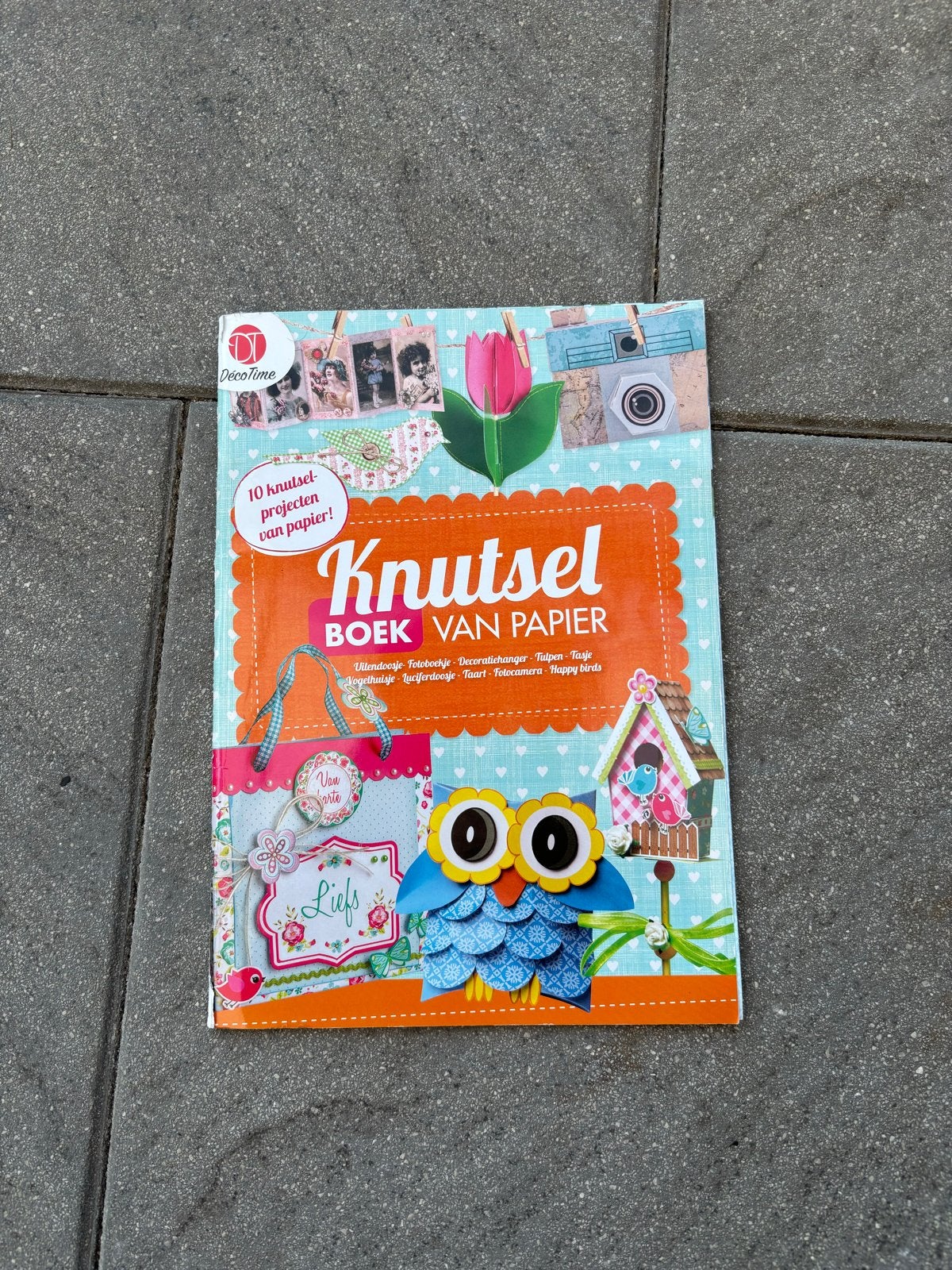 Knutselboek van papier - 10 projecten, Overige thema's, Meerkleurig, Ophalen of Verzenden, Zo goed als nieuw