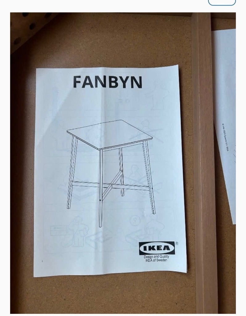 IKEA fanbyr bar tafel nieuw in doos, Huis en Inrichting, Ophalen, Nieuw
