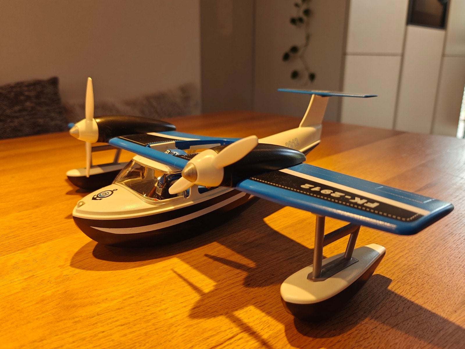 Foto 2 van Playmobil Politie Vliegtuig - Compleet