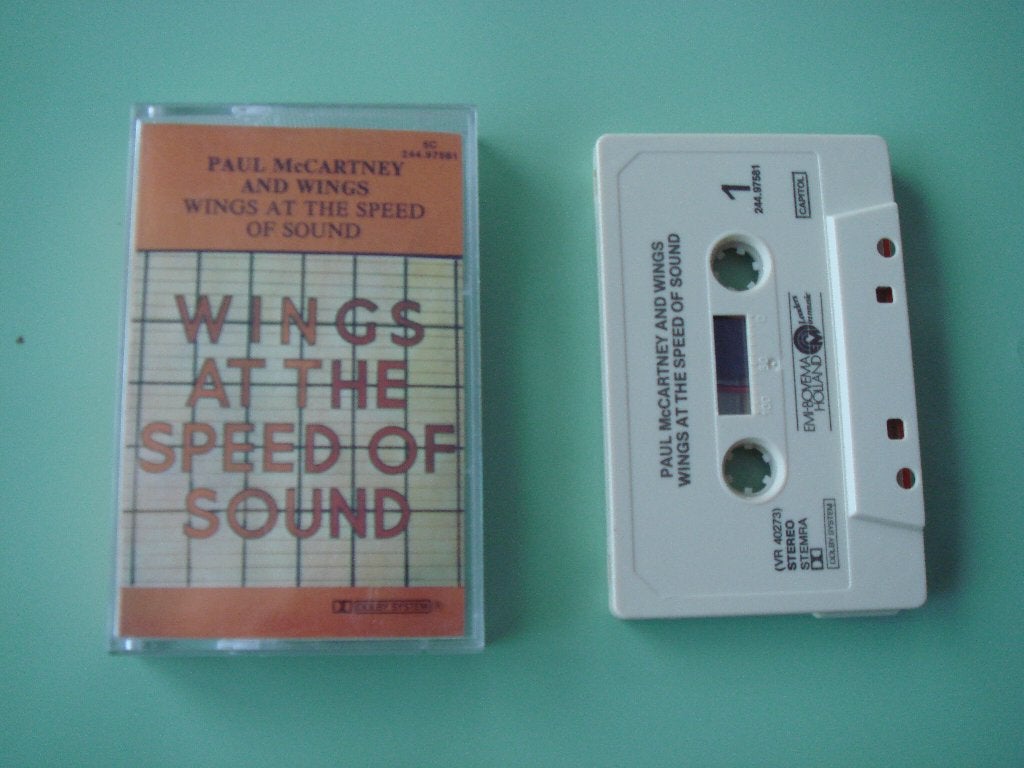 Paul McCartney Wings At The Speed Of Sound - Cassettebandje, 1 bandje, Ophalen of Verzenden, Zo goed als nieuw, Origineel