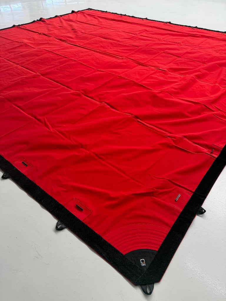 OUTLET DEAL / Stretchtent 6 X 6 - Rood, Ophalen, ., Partytent, Nieuw