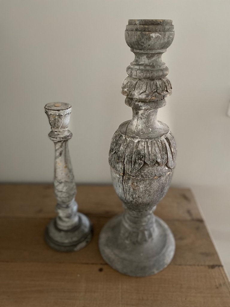 Hoffz kandelaars, Ophalen of Verzenden, Zo goed als nieuw, Hout, Kandelaar