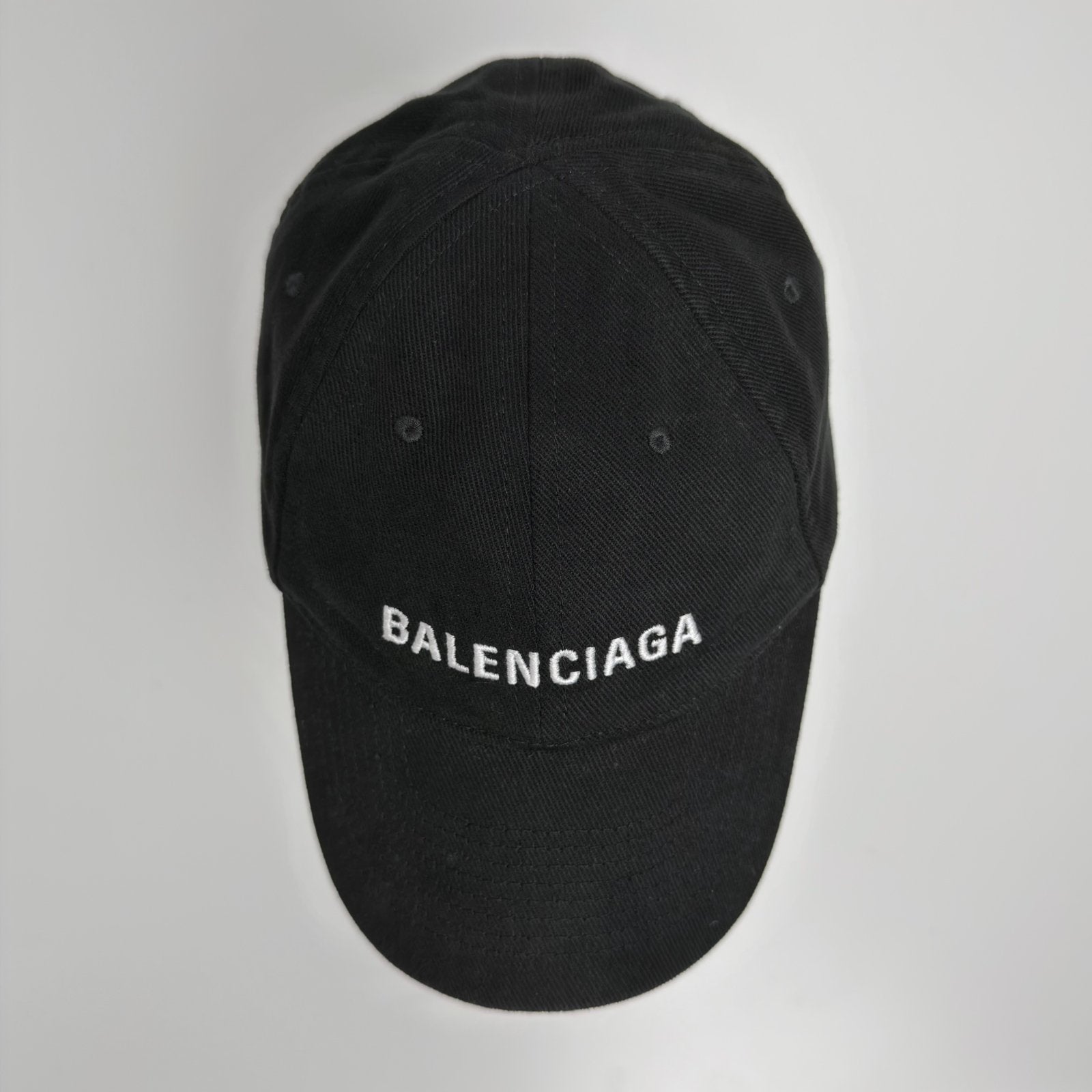 Balenciaga Classic Logo Baseball Cap Pet Zwart Maat L, Ophalen of Verzenden, Zo goed als nieuw, 58 of 59 cm (L, 7¼ of ⅜ inch)