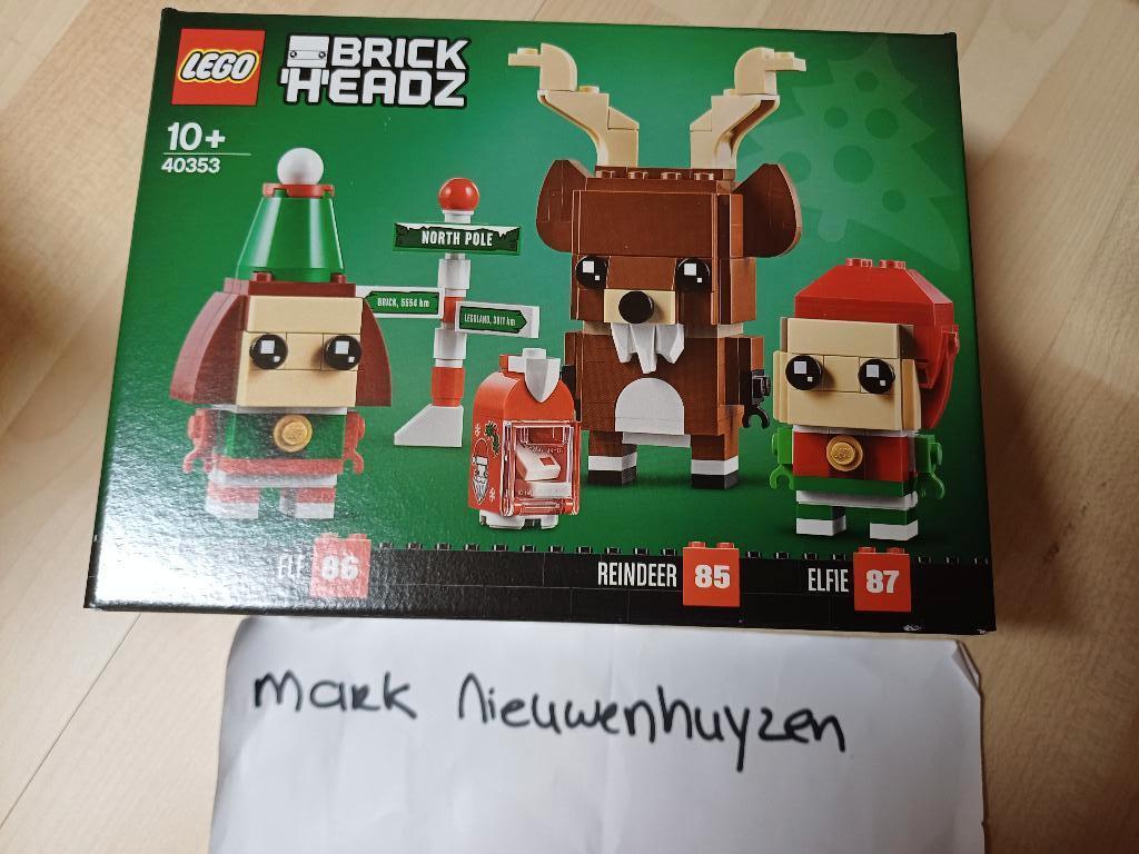 Lego 40353 Rendier, elf en elfie, Kinderen en Baby's, Speelgoed | Duplo en Lego, Ophalen of Verzenden, Nieuw, Complete set, Lego