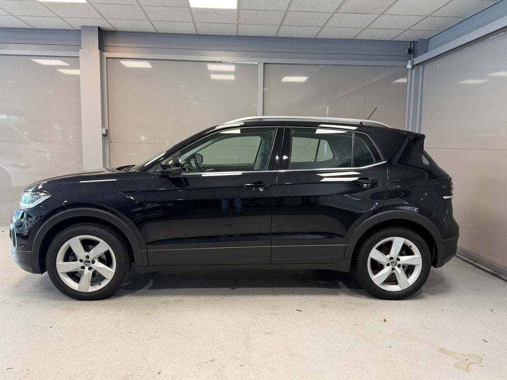 Volkswagen T-Cross 1.0 TSI Style AUTOMAAT | CAR PLAY | NAVI, Auto's, Volkswagen, T-Cross, Gebruikt, Leder en Stof, Zwart