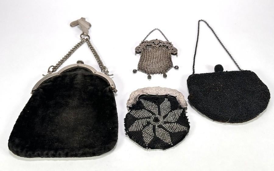 1483. Beugeltasjes en beursje, ca. 1900, Antiek en Kunst, Ophalen of Verzenden