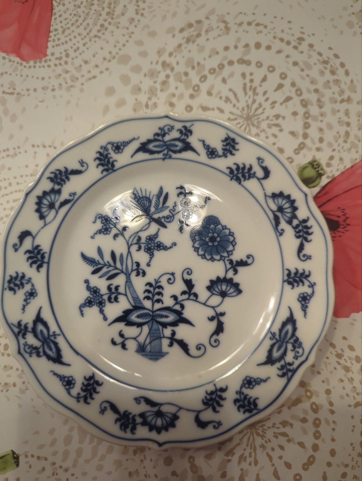 3 Kleine Blue Danube Bordjes - Goede Staat, Ophalen of Verzenden