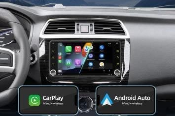 Android 15 Navigatie Toyota Corolla 2000-2008 apple carplay