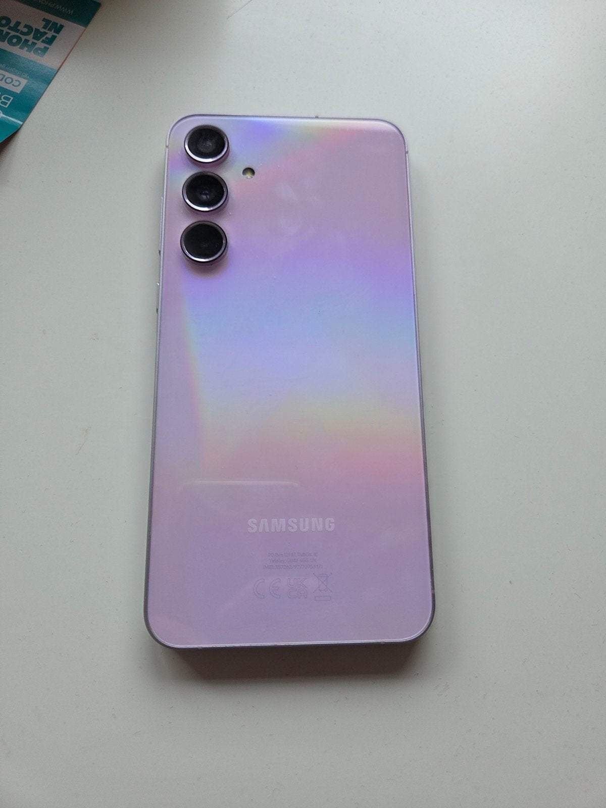 SAMSUNG Galaxy A55 5G - 128 GB Lila 5G, Telecommunicatie, Touchscreen, Ophalen of Verzenden, Zo goed als nieuw, Zonder abonnement