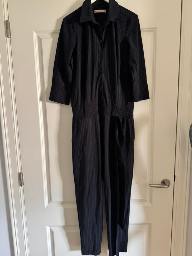 Stidio Anneloes jumpsuit travelstof maat M, Ophalen of Verzenden, Zo goed als nieuw, Maat 38/40 (M), Zwart