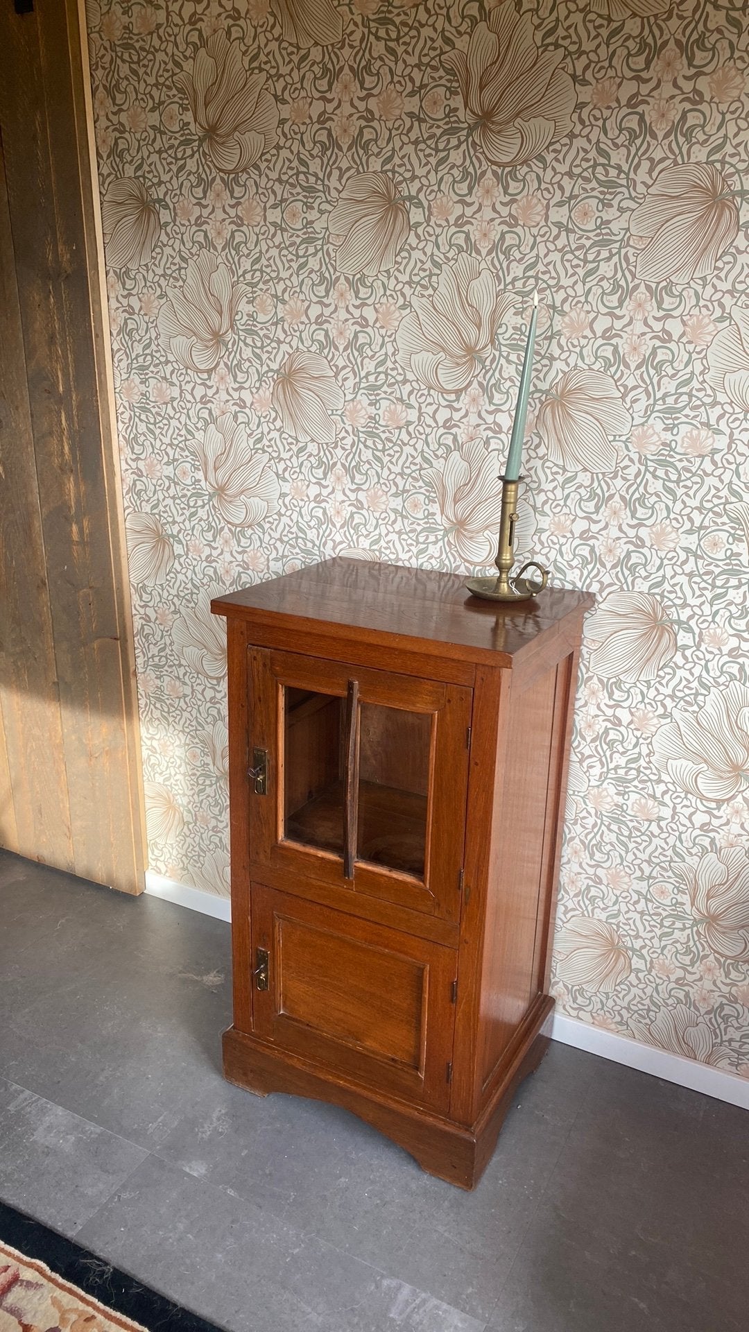 Prachtig antiek vitrinekastje halkastje (Art Deco stijl), Ophalen
