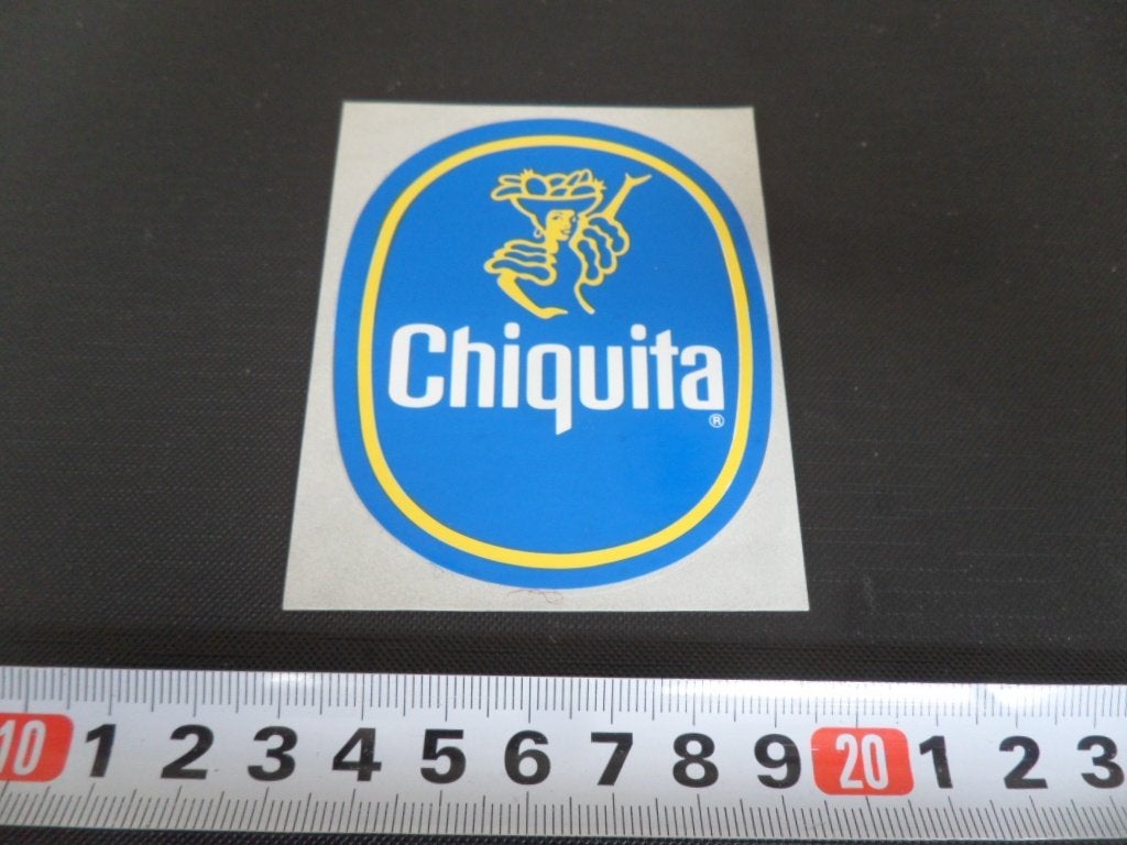 sticker CHIQUITA logo, Verzamelen, Ophalen, Zo goed als nieuw