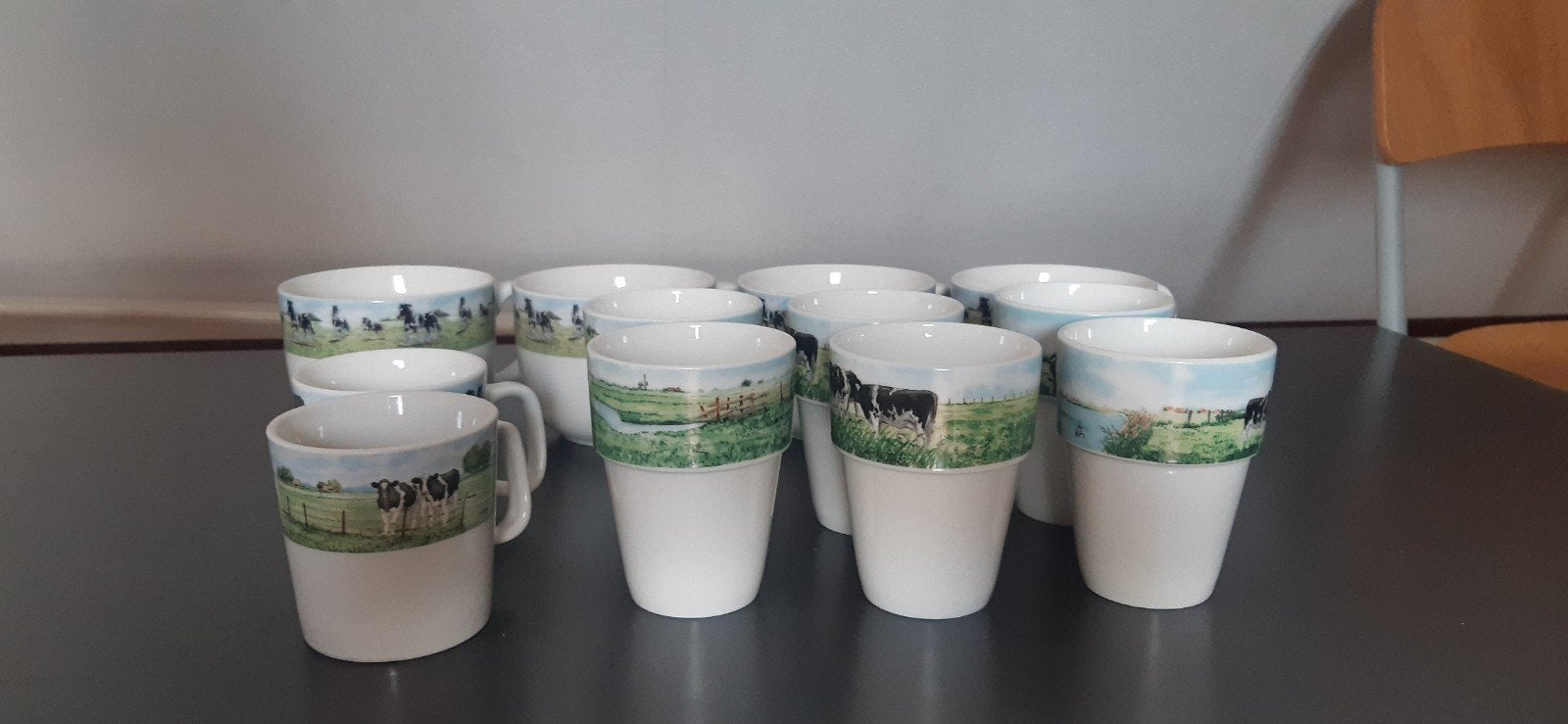 Wiebe van der Zee., Ophalen, Porselein, Overige stijlen, Kop(pen) en/of Schotel(s)