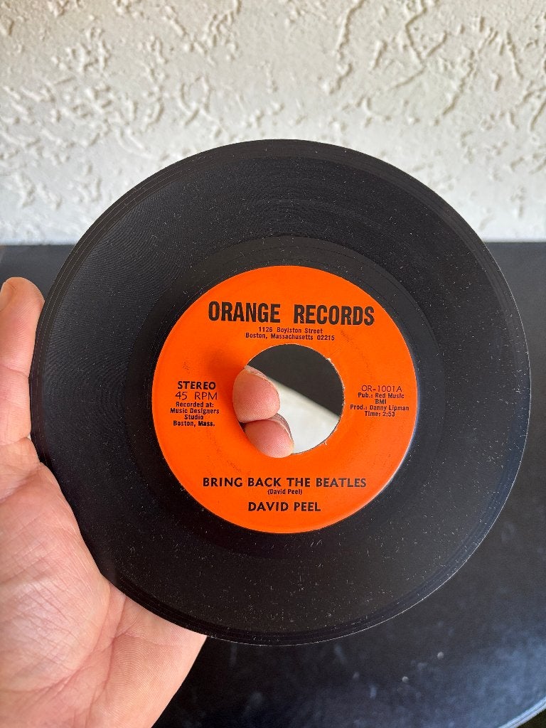 David Peel - Bring Back The Beatles - Amerikaanse persing, Ophalen of Verzenden, Zo goed als nieuw, 7 inch, Rock en Metal