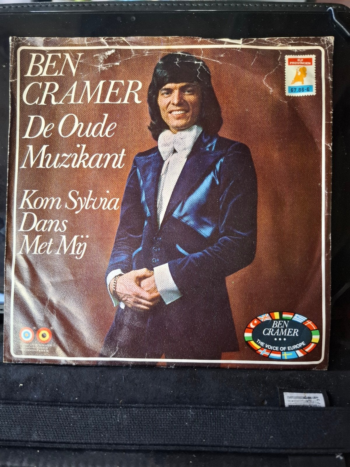 Ben Cramer - De Oude Muzikant / Kom Sylvia Dans Met Mij, Gebruikt, Pop, 7 inch, Ophalen of Verzenden