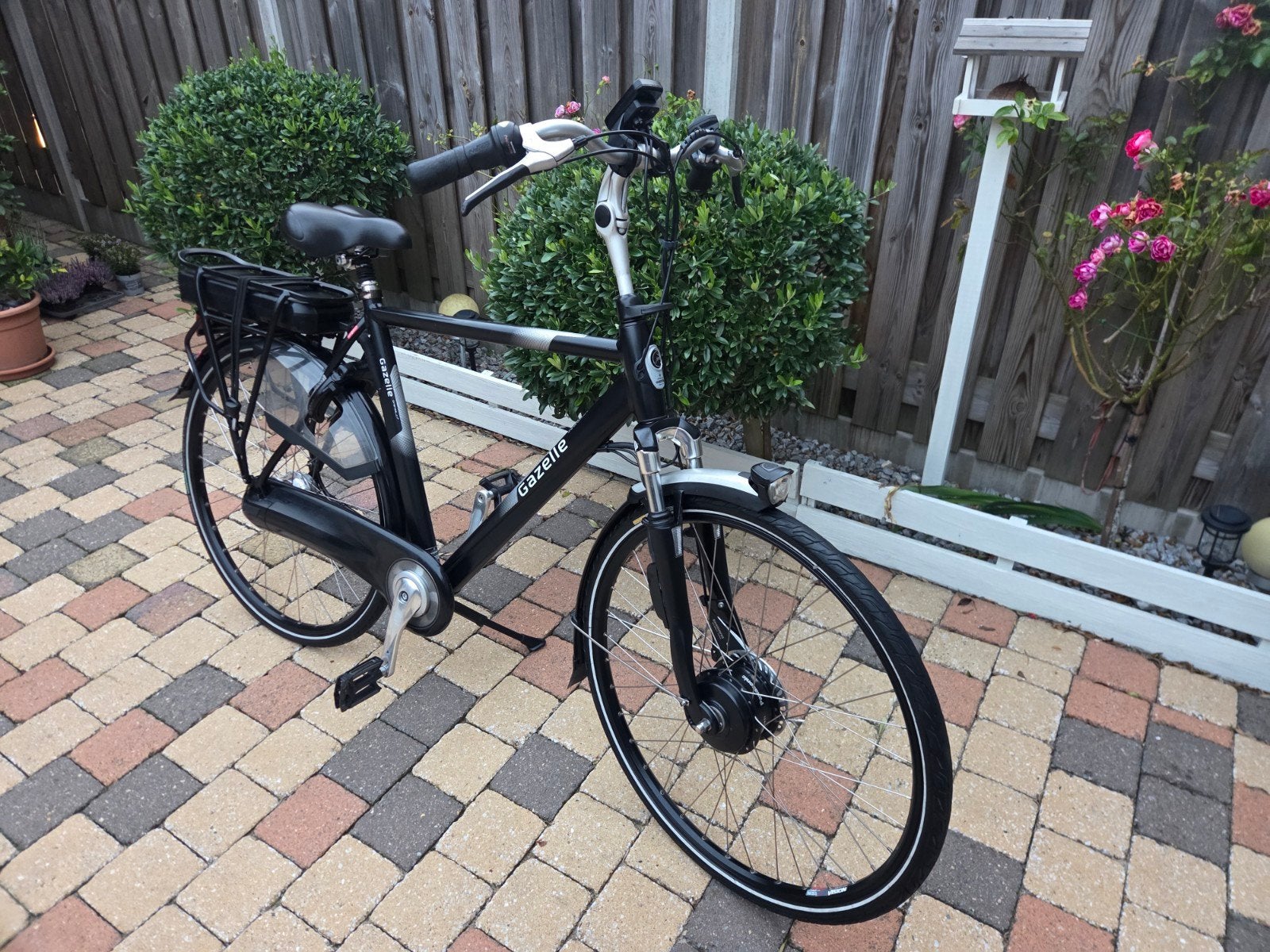 Gazelle Orange c7+ comfort Elektrische Herenfietsfiets 57cm, 55 tot 59 cm, Ophalen, Zo goed als nieuw, Gazelle