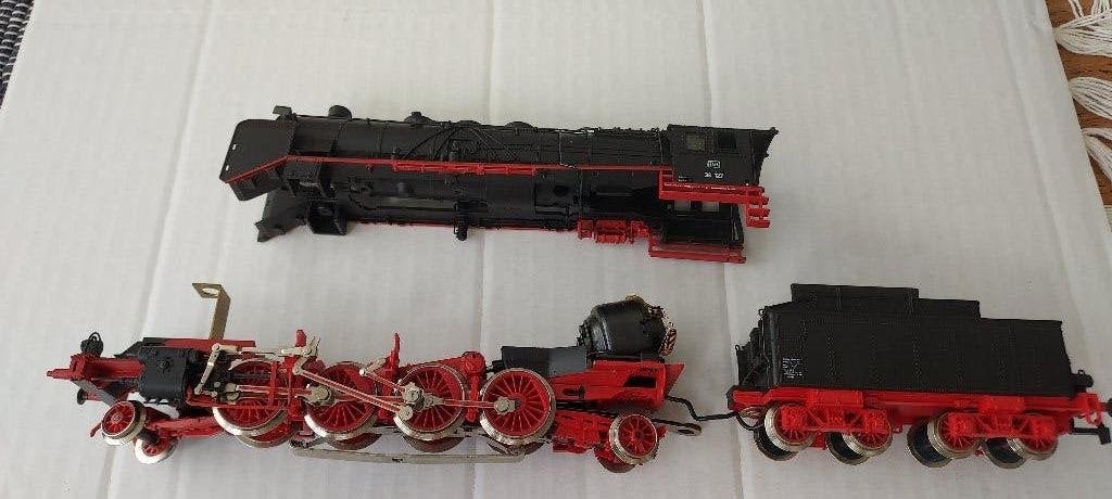 Stoomlocomotief Rivarossi HO 39127 (gedemonteerd) afgeprijsd, Overige merken, Gebruikt, Ophalen of Verzenden, Gelijkstroom