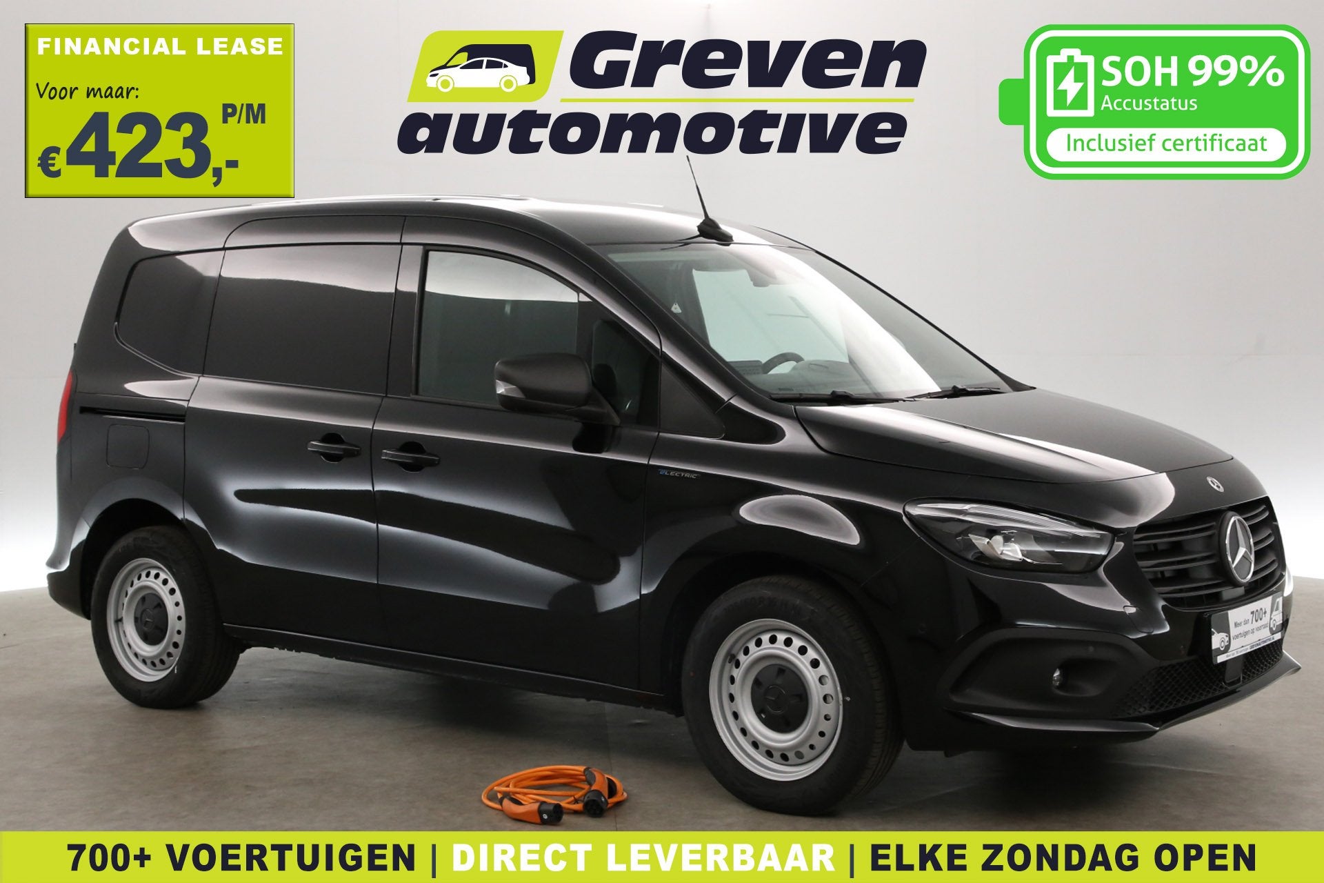 Renault Kangoo Mercedes-Benz eCitan 112 45 kWh | Snelladen |, Auto's, 45 kWh, Stof, 1595 kg, Renault