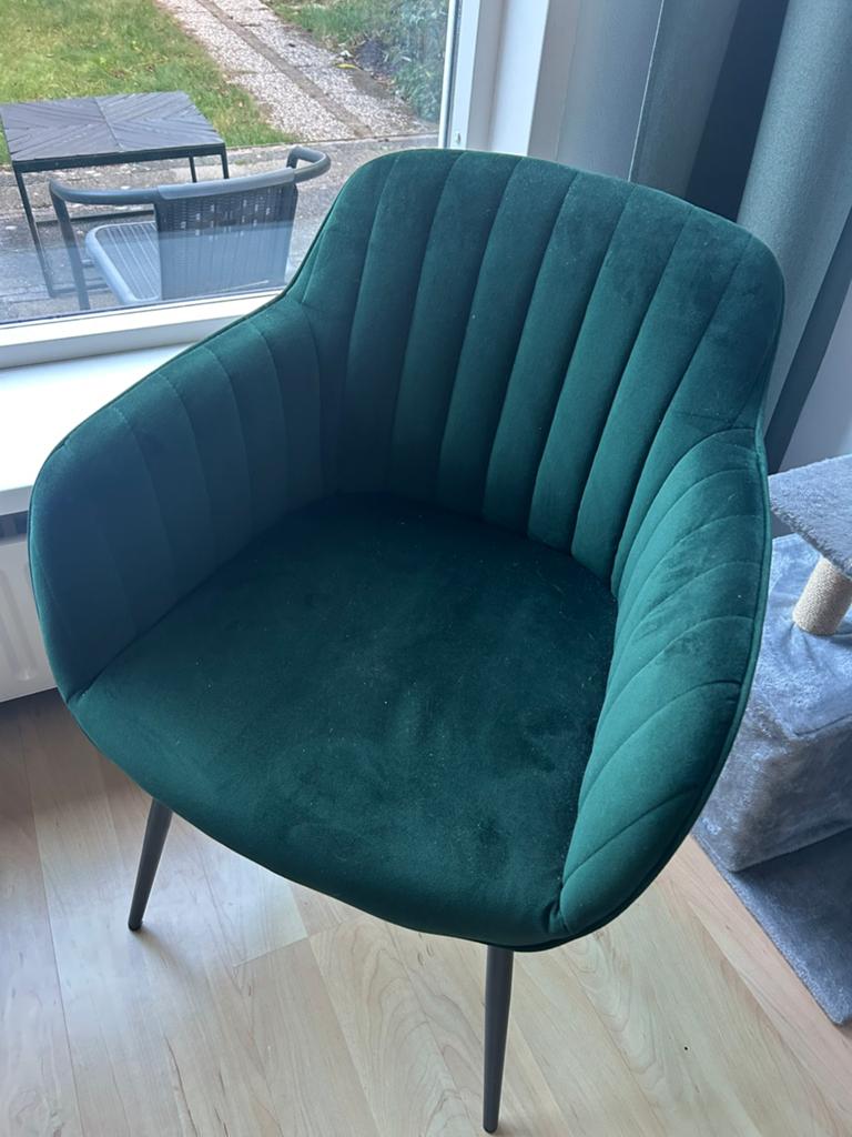 2x Eettafel stoelen, Ophalen, Zo goed als nieuw, 75 tot 100 cm, 50 tot 75 cm