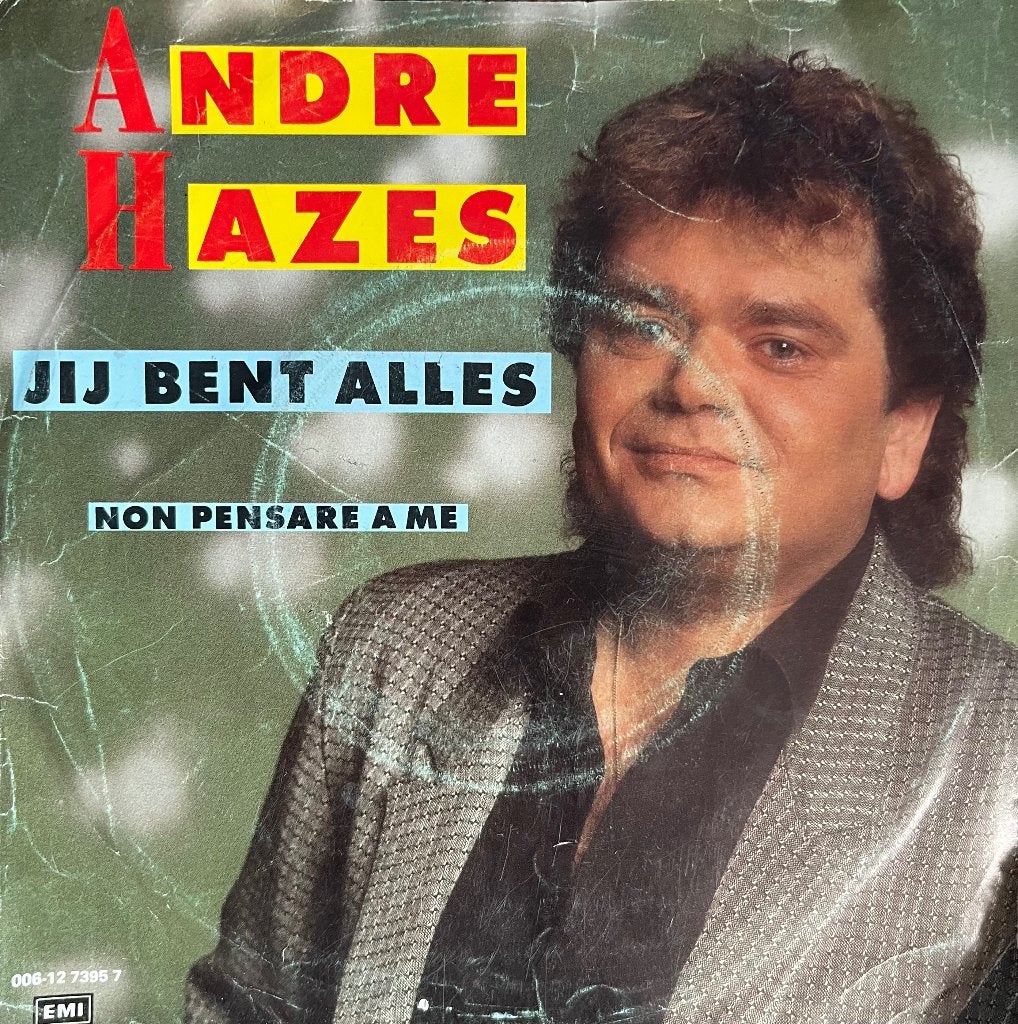 André Hazes. Jij bent alles, Cd's en Dvd's, Vinyl Singles, Gebruikt, 7 inch, Ophalen of Verzenden, Fotohoes
