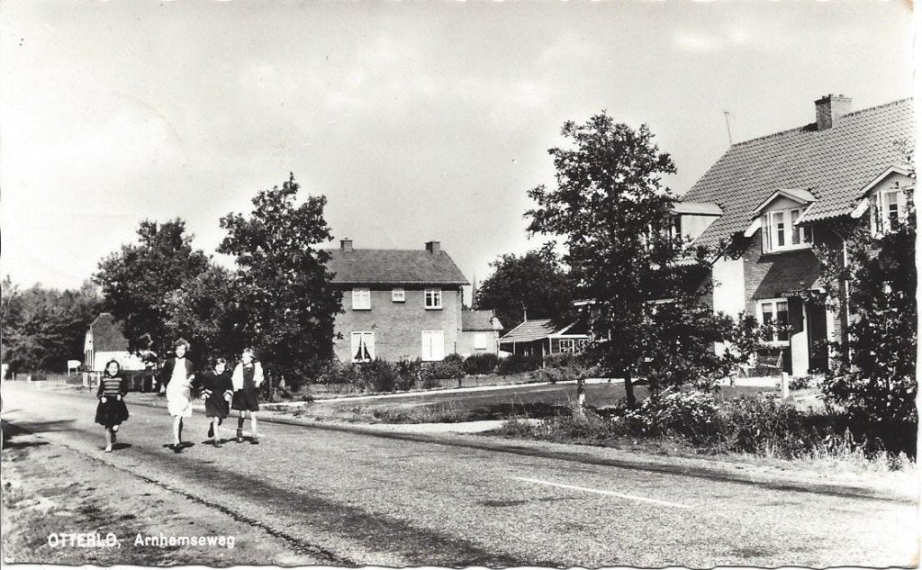 Otterlo (Gld.) Arnhemseweg, Volk, gelopen 1963, Ophalen of Verzenden, 1960 tot 1980, Gelopen, Gelderland