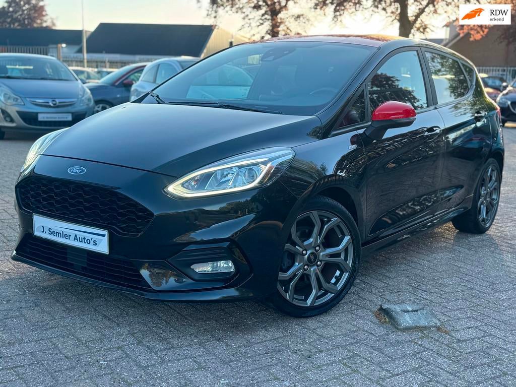 Ford Fiesta 1.0 EcoBoost ST-Line BLACK&RED NAVI B&O CAMERA C, Auto's, Ford, Voorwielaandrijving, Gebruikt, Origineel Nederlands