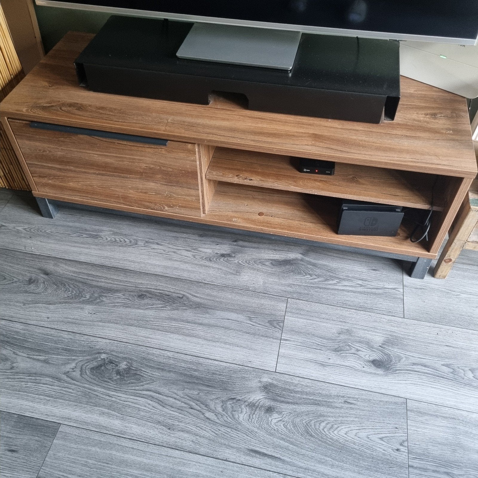 TV meubel, Ophalen, Gebruikt, 100 tot 150 cm, Minder dan 100 cm