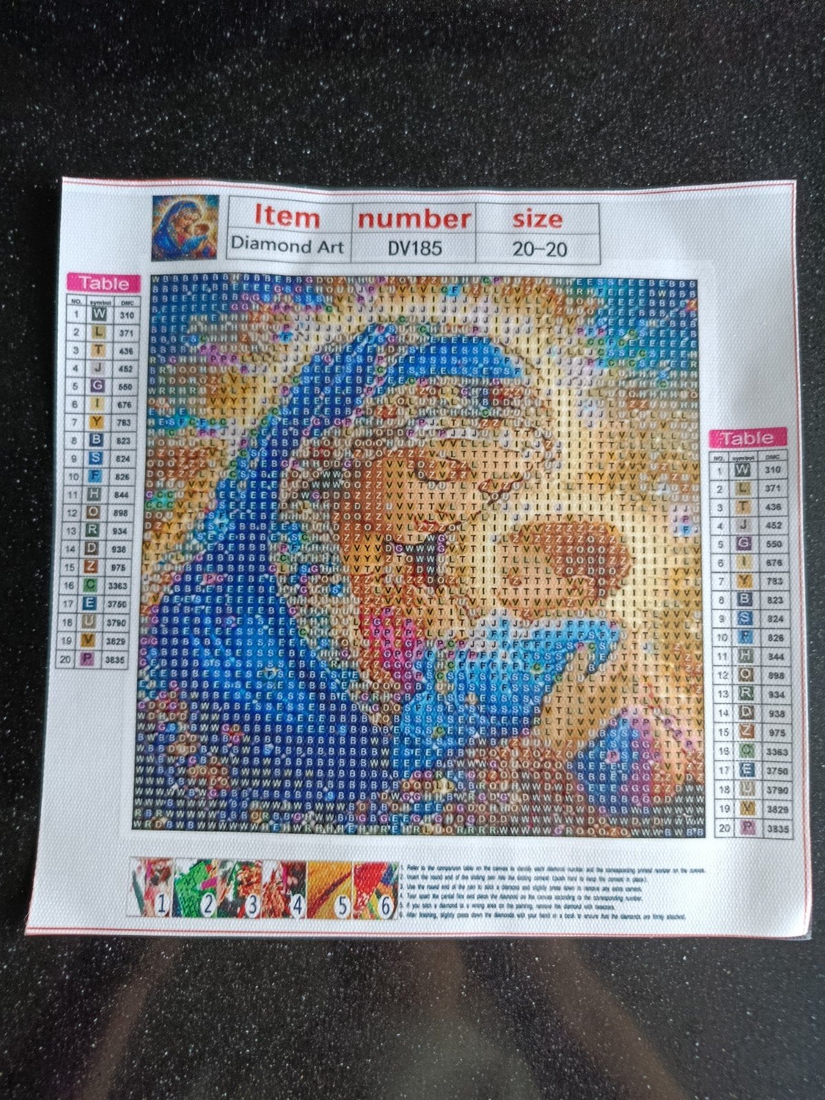 Diamant painting,, Overige thema's, Diamond painting, Nieuw, Meerkleurig