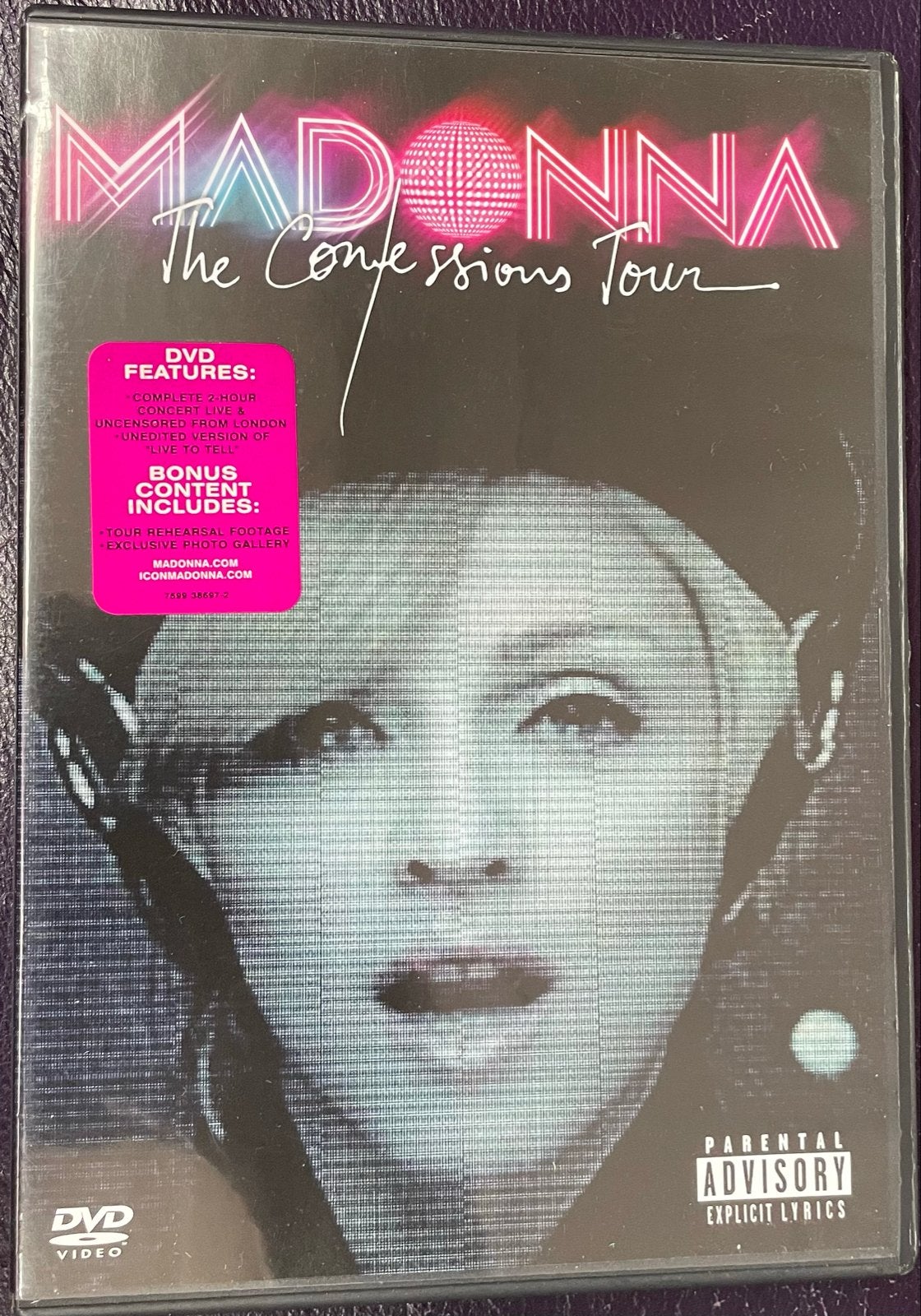Madonna - The Confessions Tour DVD, Nederlands, Ophalen of Verzenden, Zo goed als nieuw, Concert