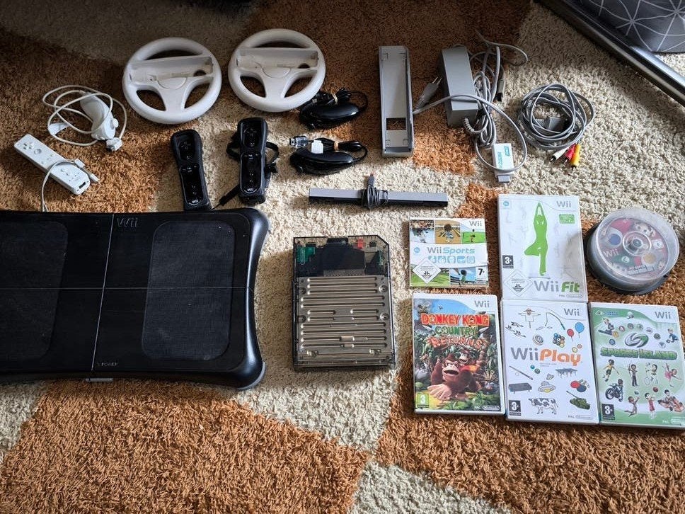 Wii Console Bundel met Games en Accessoires, Spelcomputers en Games, Gebruikt, Overige genres, Eén computer, Ophalen of Verzenden