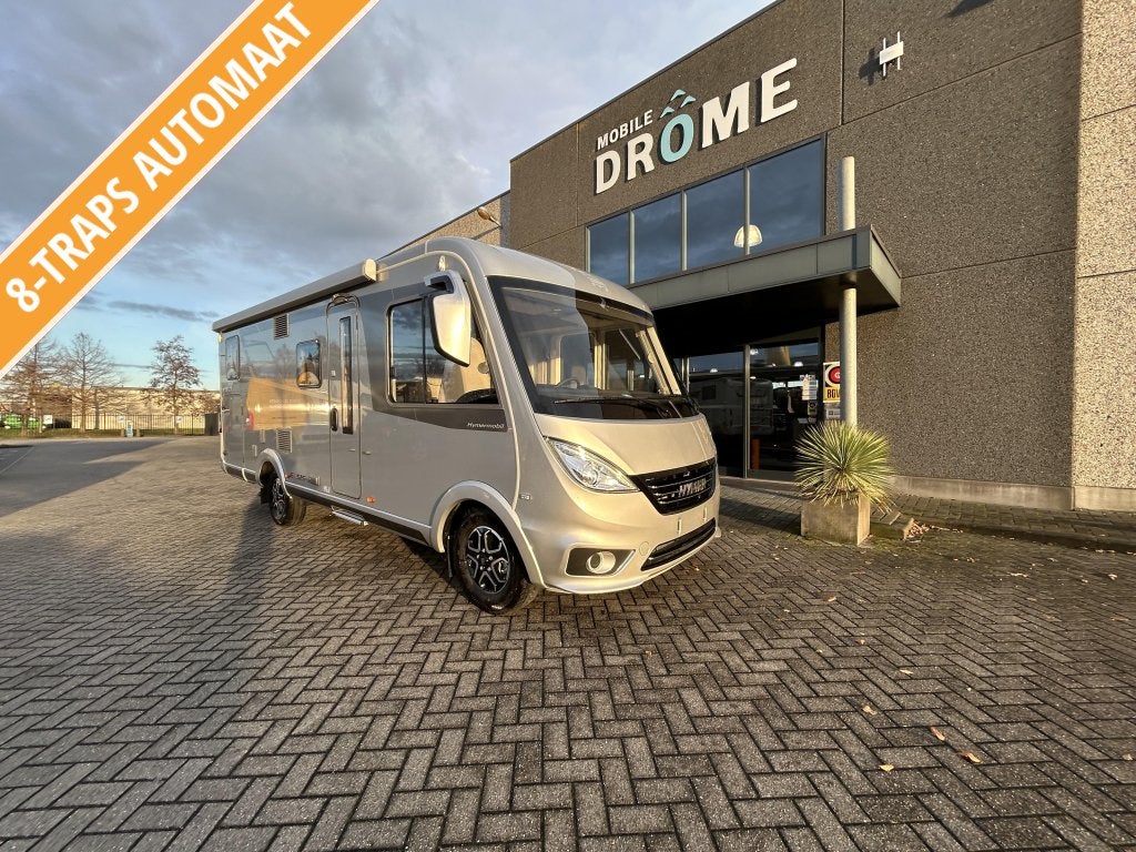 Hymer Exis-i 580 180PK automaat en Full Options,, Caravans en Kamperen, Campers, Ringverwarming, Fiat, Tot en met 2, Hymer