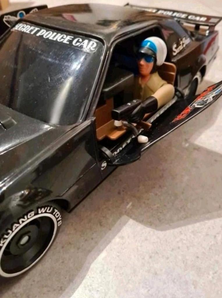 Vintage Secret Police Car Speelgoedauto 1988 Jaar, Ophalen of Verzenden, Gebruikt