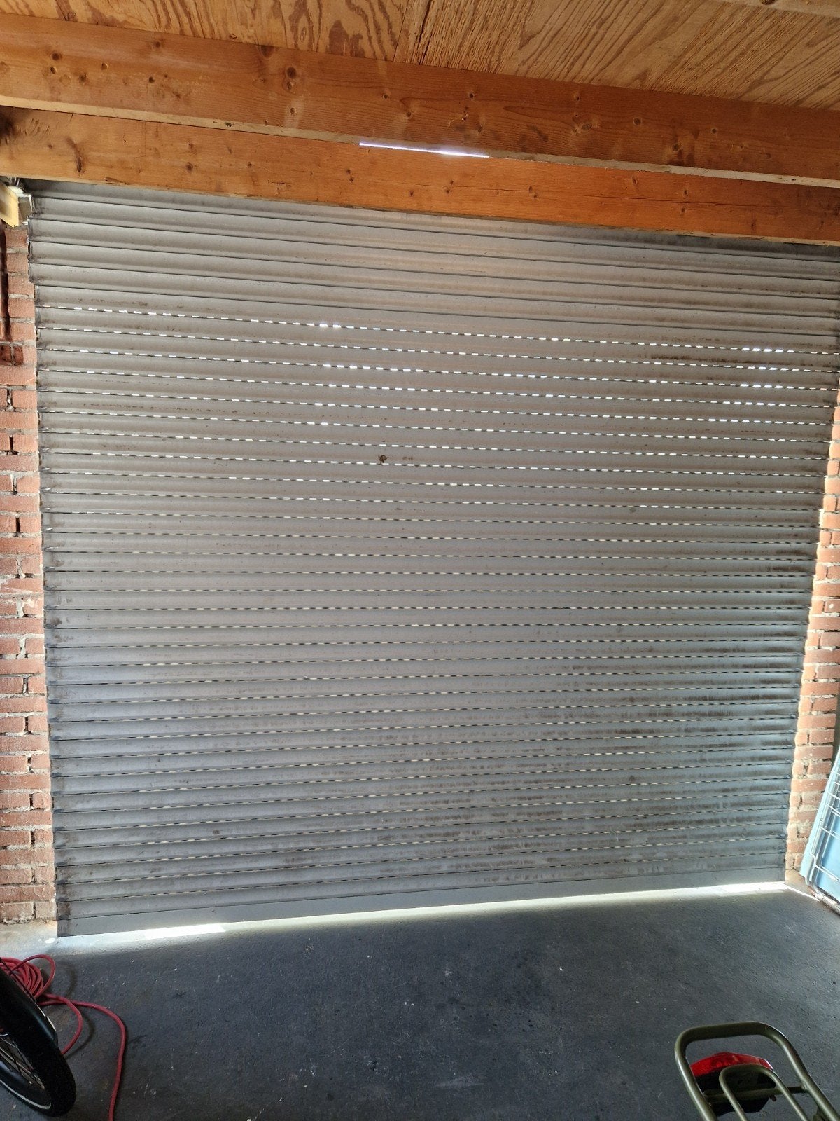 somfy rolluik garage deur, Doe-het-zelf en Verbouw, Rolluiken, Ophalen of Verzenden, Gebruikt, 200 cm of meer, 200 cm of meer