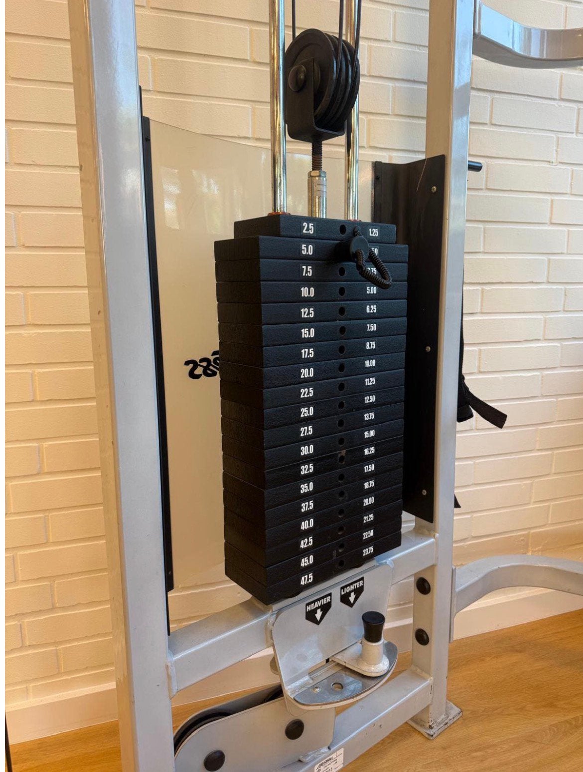 Life Fitness Dual Adjustable pulley / kabel machine / cables, Ophalen, Benen, Gebruikt, -