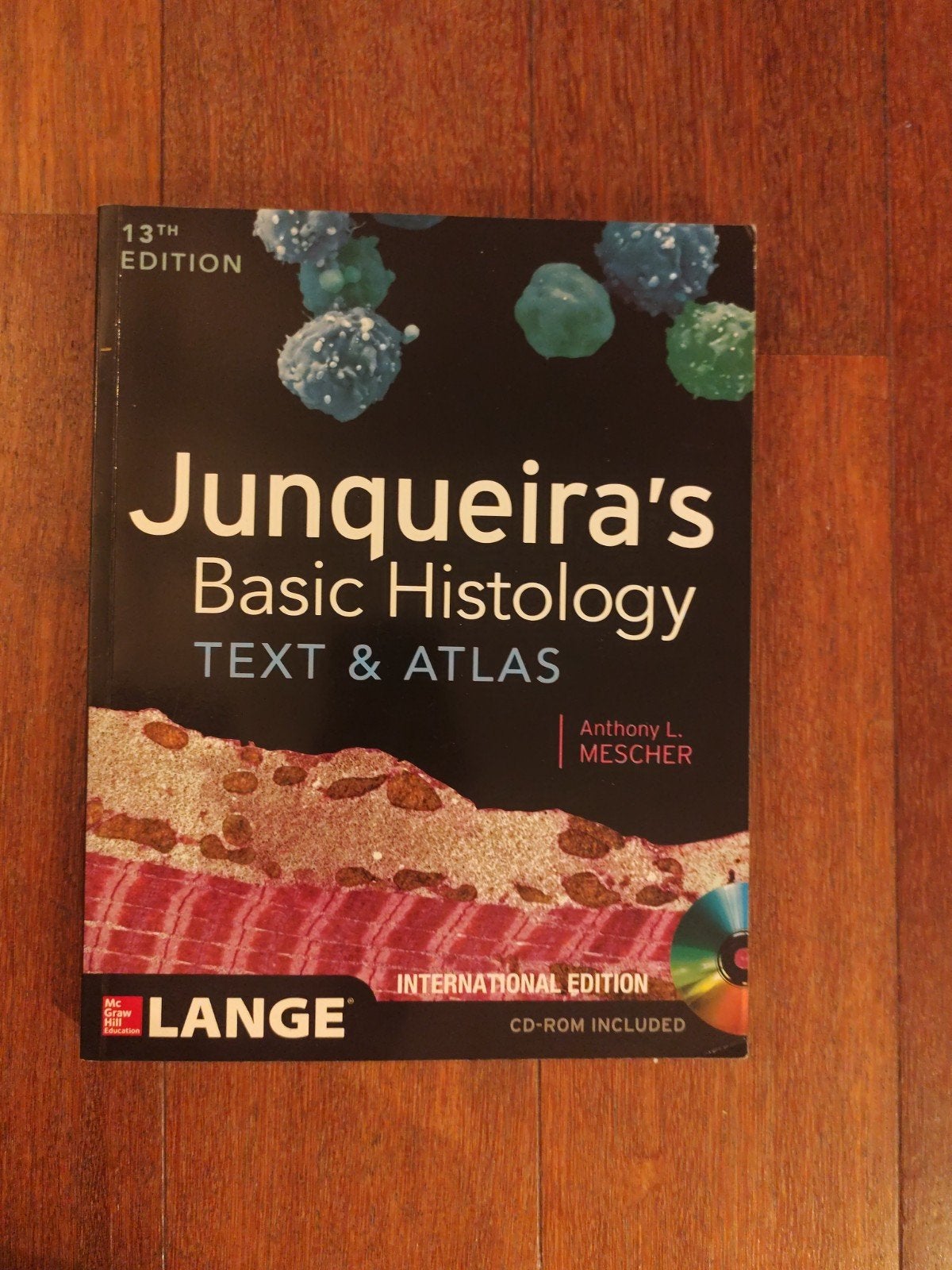 Junqueira's Basic Histology 13e - Tekst & Atlas, Boeken, Ophalen of Verzenden, Beta, Anthony L. Mescher, WO
