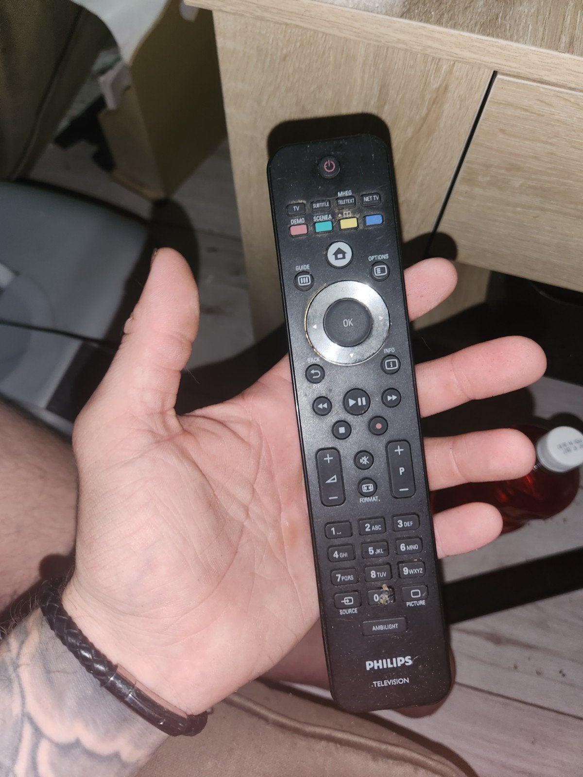 Philips afstandsbediening voor televisie, Audio, Tv en Foto, Afstandsbedieningen, Ophalen of Verzenden, Gebruikt, Origineel, Tv