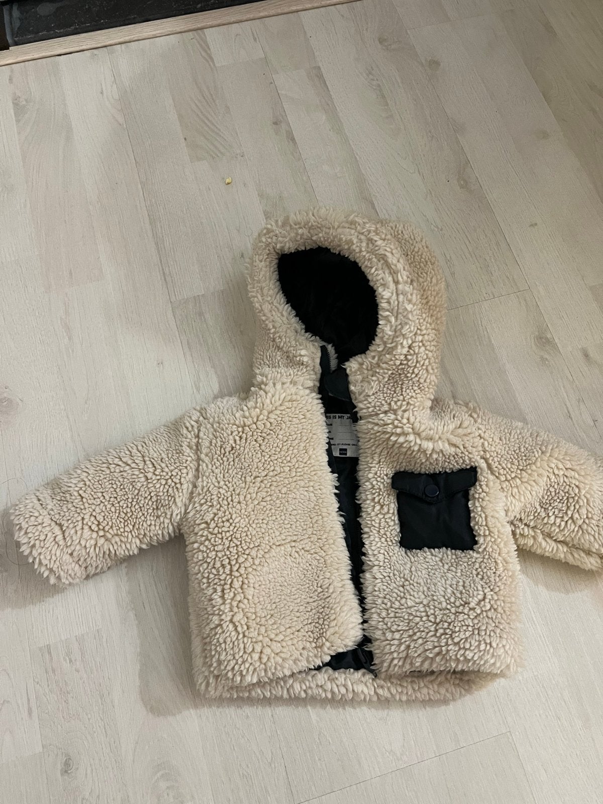 Hema teddy jasje maat 62, Ophalen of Verzenden, Zo goed als nieuw, Jongetje of Meisje, Jasje