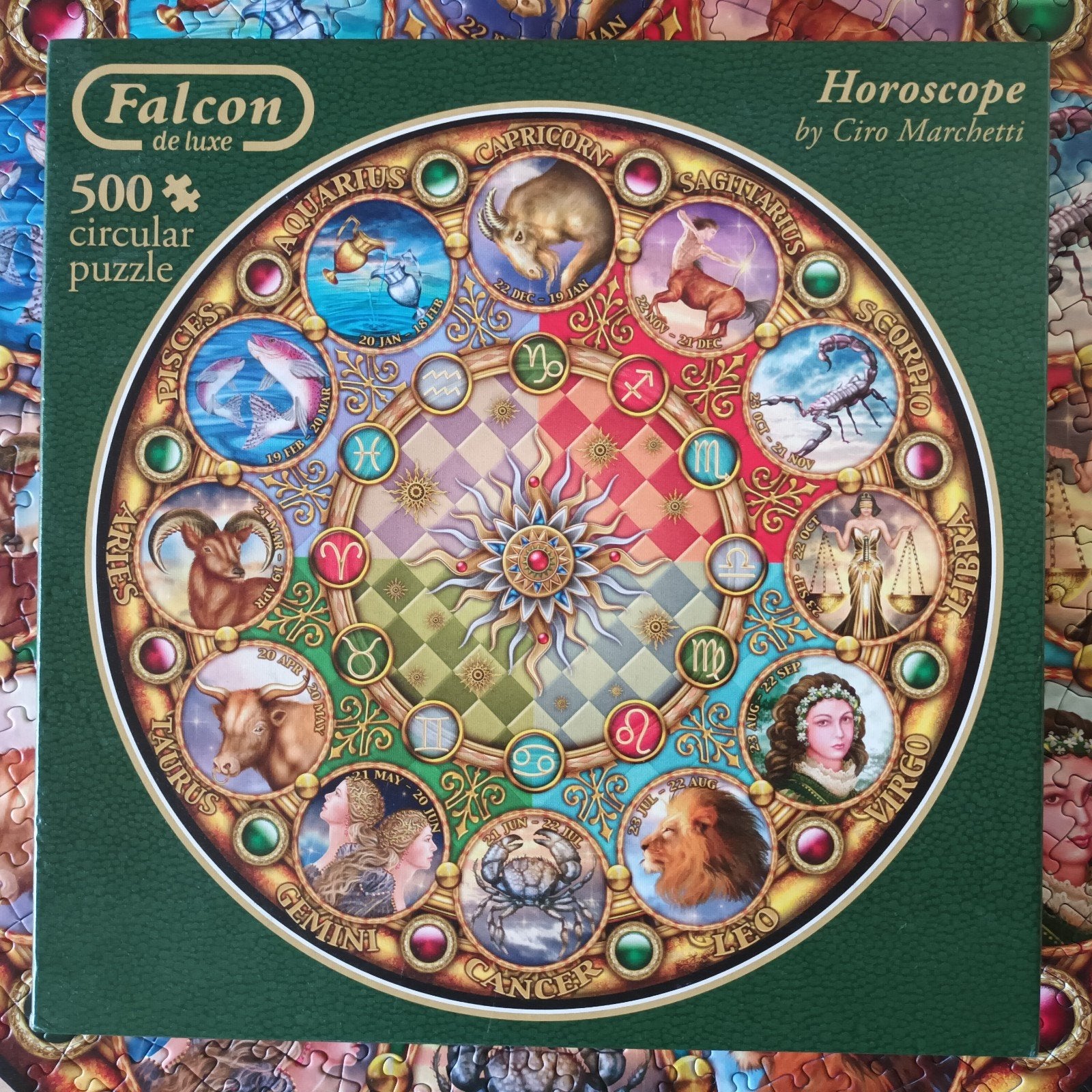 Ciro Marchetti Horoscoop Puzzel - 500 Stukjes Rond, Ophalen of Verzenden, Zo goed als nieuw