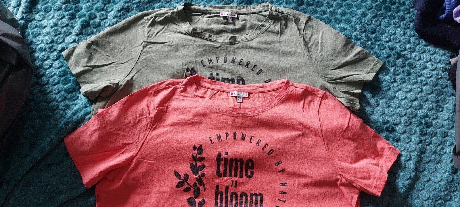 Nieuwe t-shirts Street One mt 44  2 stuks!, Nieuw, Ophalen of Verzenden, Korte mouw, Maat 42/44 (L)
