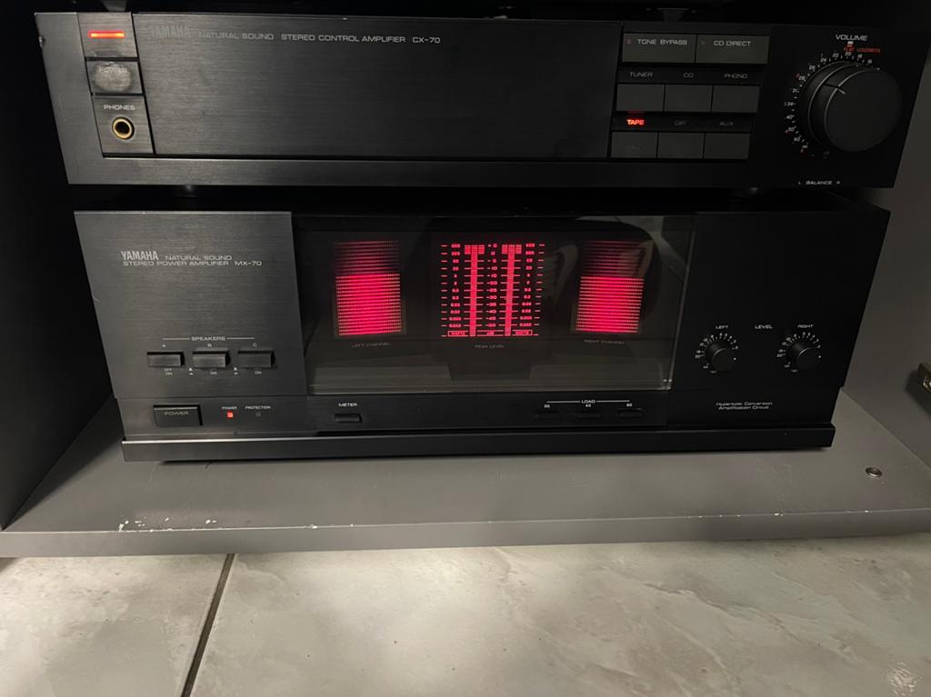 Yamaha CX-70 Stereo Control Amplifier Yamaha MX-70 Stereo, Ophalen, Zo goed als nieuw