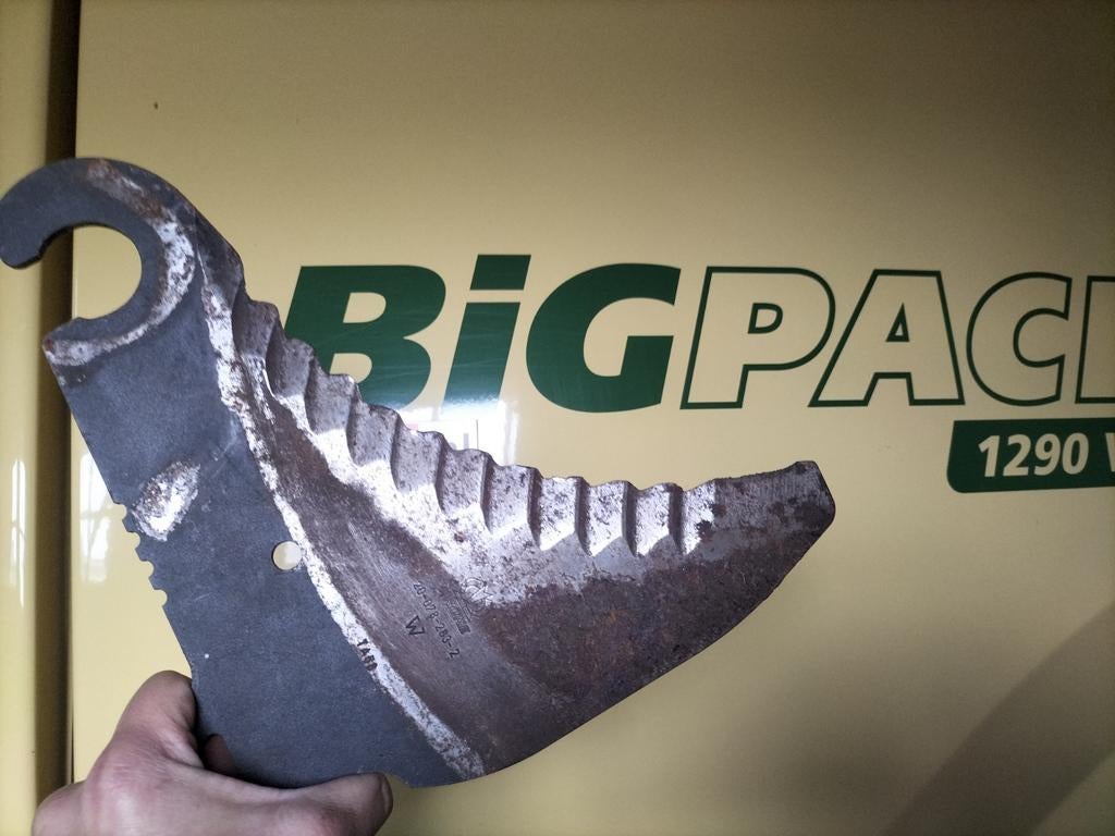 Krone snij messen Bigpack, Ophalen